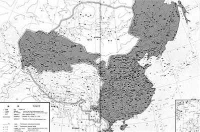 唐朝河中地区地图（唐代地图高清版大图）